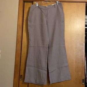 Ann Taylor Loft Julie (curvy) Linen Trouser pant